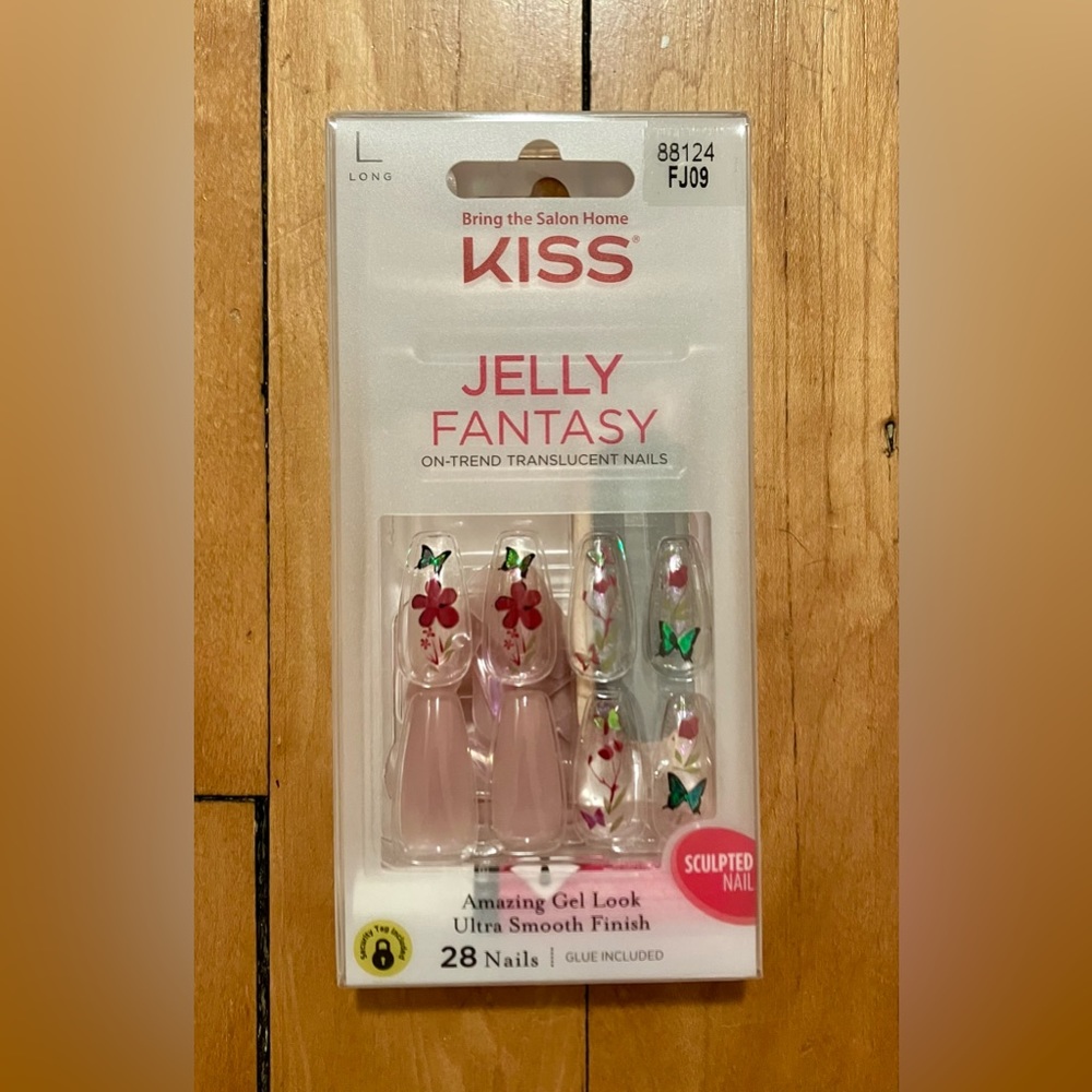 NWT KISS Jelly Fantasy Nails - 31 ct